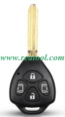 For TOYO-TA 4  button remote key shell with Toy43 