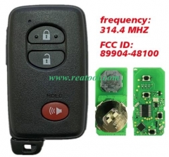 TOYO-TA RAV4 Prius 3 Button Proximity Remote Smart