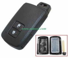 For TOYO-TA 2 button remote key shell ,the button 