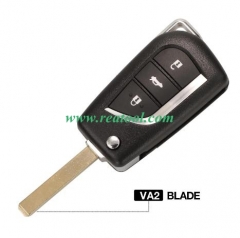 TOYO-TA 3 button remote key shell 
with VA2 307 bl