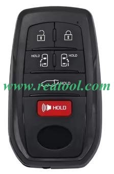 For TOYO-TA 6 button remote key shell