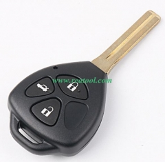 For TOYO-TA Camry remote key blank 
with 3 button
