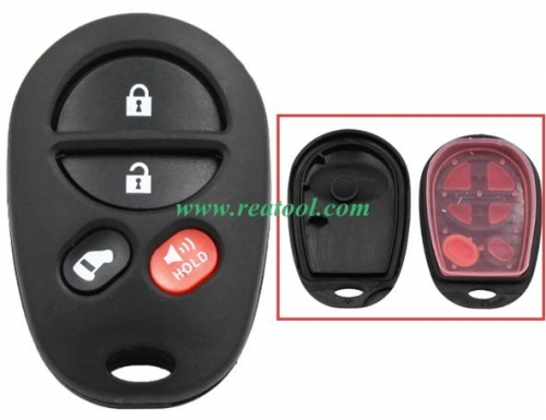 For TOYO-TA 4 button remote key shell