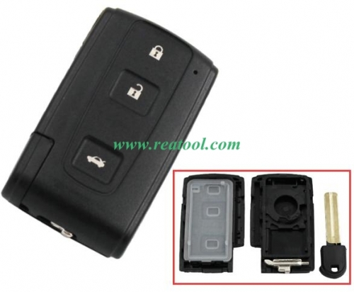 For TOYO-TA Daihatsu 3 button remote key blank  with blade