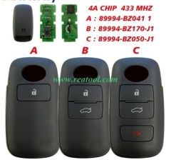 Aftermarket Smart Key For TOYO-TA Raize Rocky  2/3