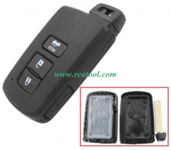 For TOYO-TA 3 button remote key shell ,the button 