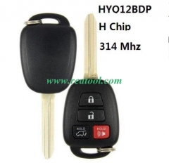 2015-2018 TOYO-TA RAV4 / 4-Button Remote Head Key 