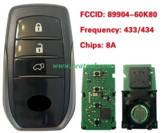 For TOYO-TA Land Cruiser 2016-2017  Smart Key 3 Bu