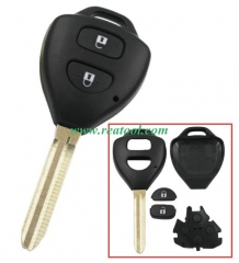 For TOYO-TA 
2 button Remote key shell 
for Carola