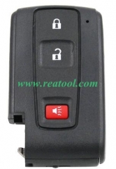 For TOYO-TA Daihatsu 2+1 button remote key blank n