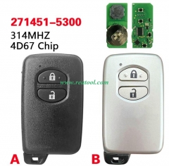 314.3 MHz FSK 4D67 Chip 271451-5300 Smart 2 Button