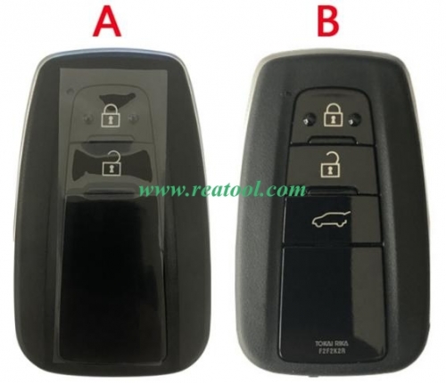 TOYO-TA Land cruiser Prado 2018 Smart Remote Key 8A chip 433MHz 89904-60L80 14FCF