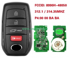 2021 TOYO-TA Venza Smart Remote Key 8990H-48050 HY