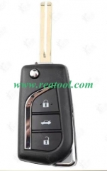 TOYO-TA 3 button remote key shell 
with TOY48  bla