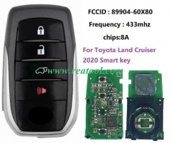 TOYO-TA land cruiser 2020 Smart key 3+1 button 899