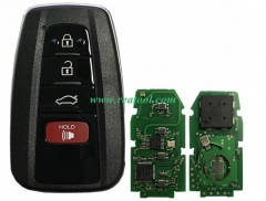 4 Button Remote Smart Car Key Fob ASK 434MHz with 