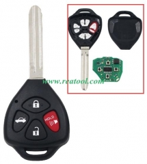 TOYO-TA corolla 3+1 button
remote key with 315 mhz