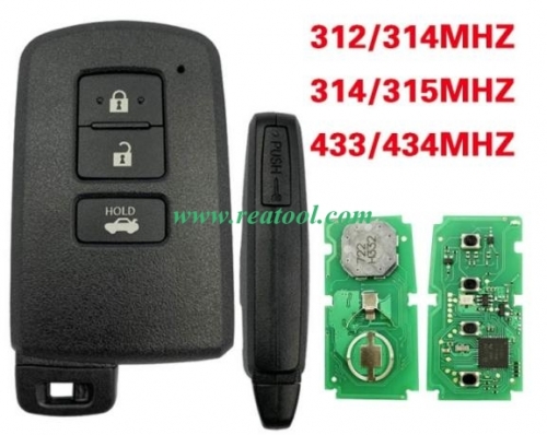 Smart Remote Key 3 Button 314/315MHZMHz for TOYO-TA FCC ID281451-0020