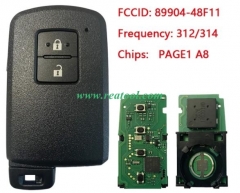 For TOYO-TA Land Cruiser, Harrier smart key, 2Butt