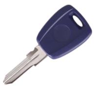 Blue For FIAT transponder key blank-（can put TPX l