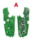 FLIP Remote Key 3 Buttons For Audi A1 Q3 433mhz id48 8X0 837 220 D