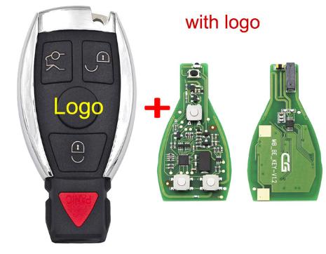 CGDI Smart Remote Key for Mercedes for Benz Supports BGA 315MHz/ 433MHz 3+1 Buttons
