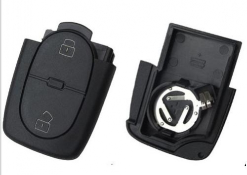 For Audi 2 buttons remote key blank part 
with small battery place