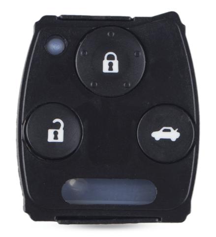 Honda 3 button remote control key shell with put chip place