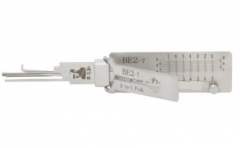 Lishi BE2-7 2 In 1 
lock pick and decoder genuine 