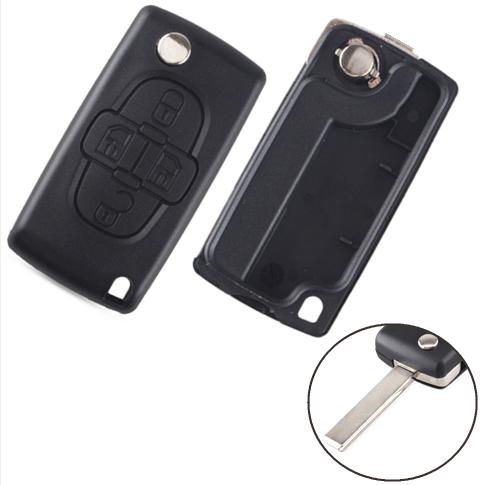 For Citroen 407 4 buttons 
flip key blank 
 