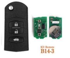 For Mazda style 2 button remote key B14 for
KD300 