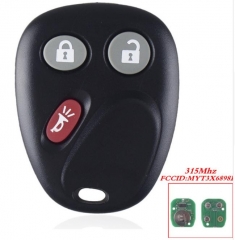 for　Buick 2+1 button remote key with 315MHZ  FCCID