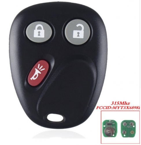 for　Buick 2+1 button remote key with 315MHZ  FCCID:MYT3X6898B