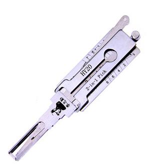 Lishi korean Hyundai HY20
lock pick and decoder
 together  2 in 1   used for Korea Hyundai