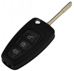 For Ford Mondeo flip 3 button remote key blank （bl