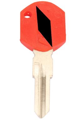 For KTM Motocycle car key blank with right blade ( red)