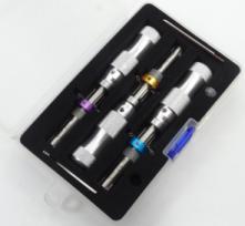 HUK 3pcs Advanced Tubular Lock Pick 7.0mm,7.5mm,7.