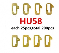 Car Lock Plate HU58 Lock Reed Brass Material Auto 