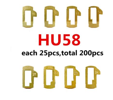 Car Lock Plate HU58 Lock Reed Brass Material Auto Lock Repair Accessories Kits For BMW