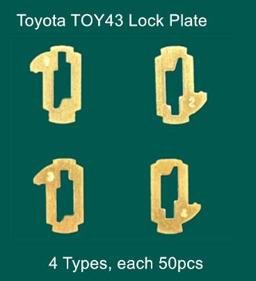 200pcs/lot TOY43 Car Lock Reed Plate For TOY OTA Camry Corolla NO.1.2.3.4 Lock Reed Locking Plate Each 50PCS