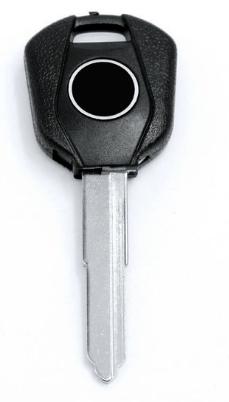 For Honda-Motor
 bike key blank in black with left blade