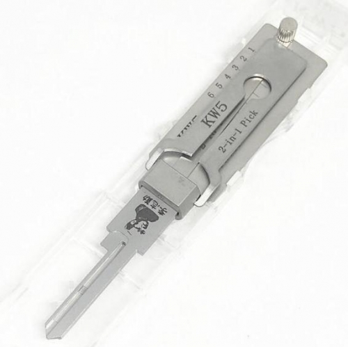 Original 2021 LISHI Tool KW5 2 IN 1 Lock Pick and Decoder Locksmith Supplies Tools Auto Picks