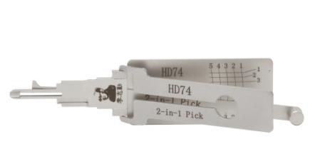 Lishi HD74 2 In 1 
lock pick and decoder genuine used for Honda MORTOR KEY