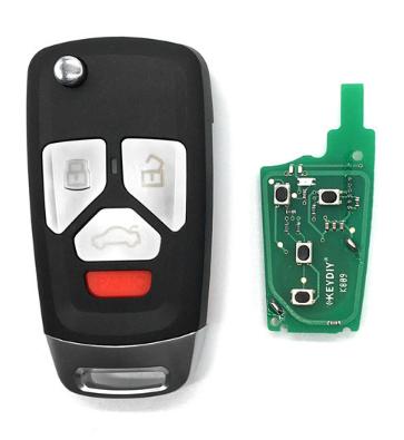 For Audi Style 3+1 button keyDIY remote NB27-3+1 Multifunction
