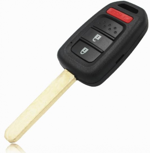 For Honda 2+1 button key blank