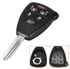 For Chrysler / Dodge/  Jeep 5+1 Button Remote Key 