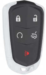 For　Cadillac smart keyless 4+1 button remote key w