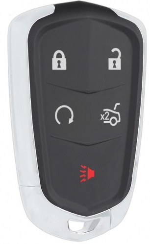 For　Cadillac smart keyless 4+1 button remote key with 315mhz