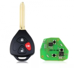 XHORSE XKTO04EN for Toyota Style 3 Buttons Wire Un