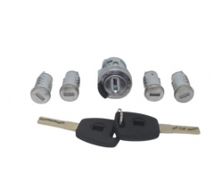 Complete Set Ignition Door Trunk Lock Barrel Cylin